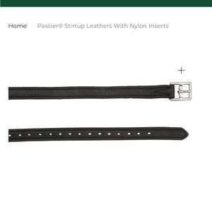 Stirrup leathers and irons